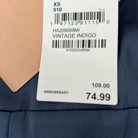 Halogen Long Sleeve Satin Belted Midi Shirtdress - Picture 11 of 13